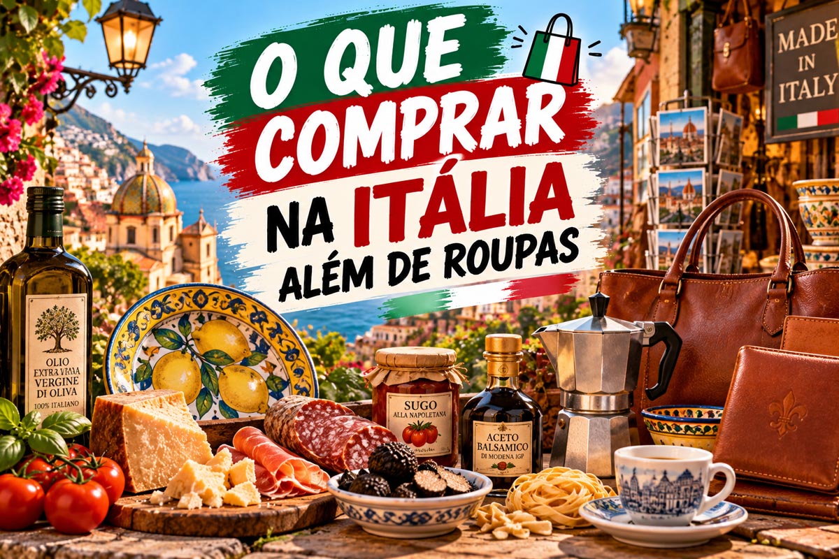 O que comprar na Itália além de roupas: 10 ideias de compras
